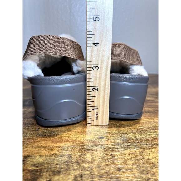 BZees Kismet Faux Fur Slip On Comfort Mules Shoes Women US Size 7.5M - Picture 12 of 13